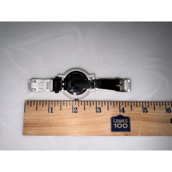 FOSSIL JACQUELINE 3-Hand Date Pearl White Stainless Steel Women's Watch *READ* - Picture 4 of 9